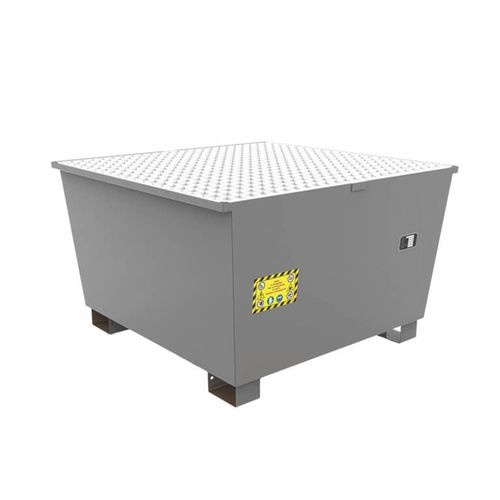 IBCコンテナ用液体垂れ落ち防止パレット - BAS1000 - MANERGO - ドラム缶用 / 溶融亜鉛メッキ鋼製 / メッシュ