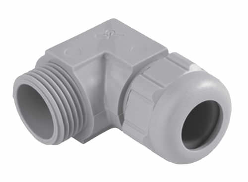 ポリアミド製ケーブルグランド - SES-STERLING - IP68 / ねじ式 / 直角