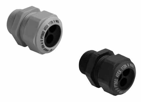ナイロン製ケーブルグランド - GFK EX MULTI series  - SES-STERLING - 防爆 / 複数流路