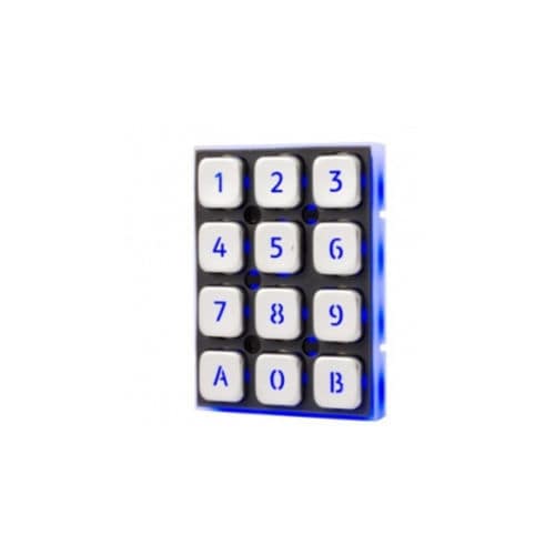 12 キーキーパッド - M series Axess - EOZ - パネル設置用 / メンブレン / 防水・防塵性能