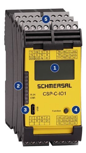 安全PLC - CSP - SCHMERSAL - コンパクト / E/S内蔵 / 入力