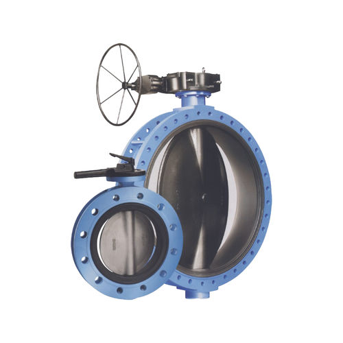 バタフライバルブ - D41X-16C - Zhejiang Kangsaite Valve Co., Ltd. - 手動ハンドル付き / 水 / フランジ取り付け