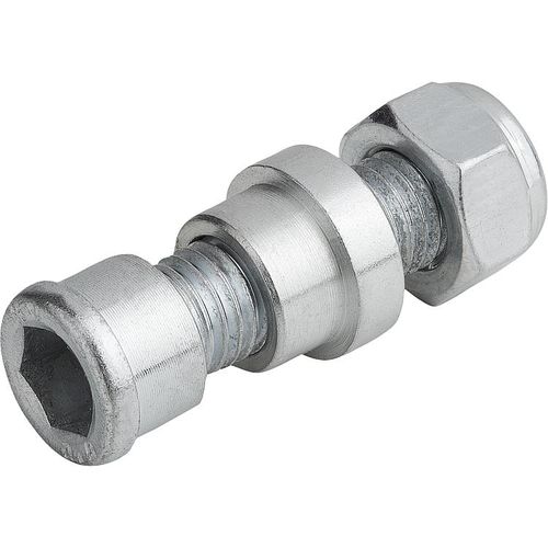 ねじ式ボルト - 22280 - norelem - Éléments standard mécaniques - 六角頭 / スチール製