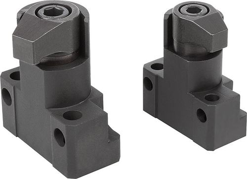 手動式クランプ装置 - 04374 - norelem - Éléments standard mécaniques - スイング / スチール製 / 調整可能
