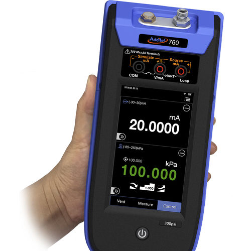圧力式キャリブレーション用圧力コントローラ - ADT760-LLP - Additel Corporation - デジタル / 高精度 / 差動
