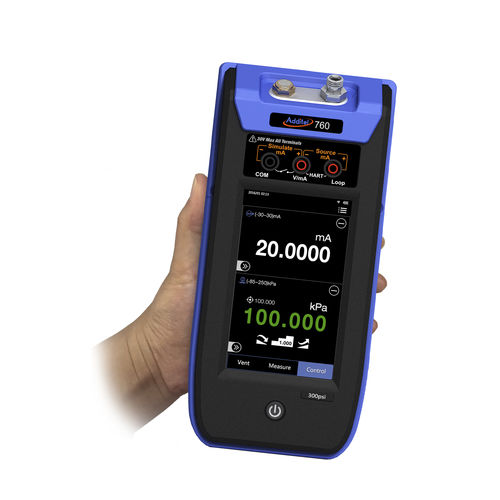 圧力式キャリブレーション用圧力コントローラ -  ADT760-D   - Additel Corporation - 差動 / 低圧 / 精密