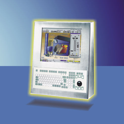 TFT LCDパネルPC - Typ W - UTICOR Automation GmbH - 容量方式タッチスクリーン / 抵抗タッチスクリーン / 19インチ