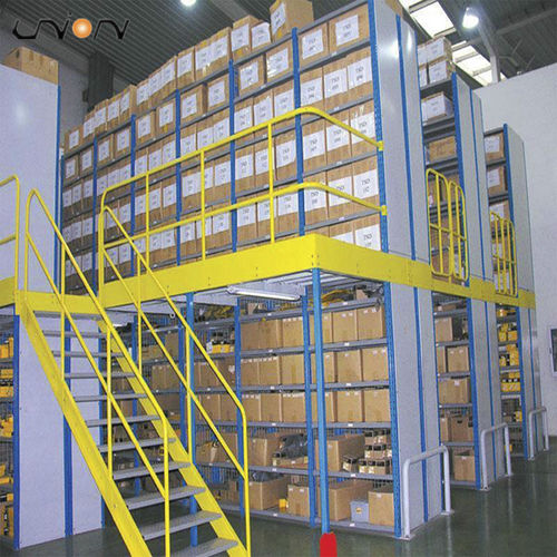 多段メザニンラック - ISO9001, ISO14001 | UN-MP121705 - Nanjing fuyuan technology co.,ltd - パレット式陳列棚 / 工業用床材用