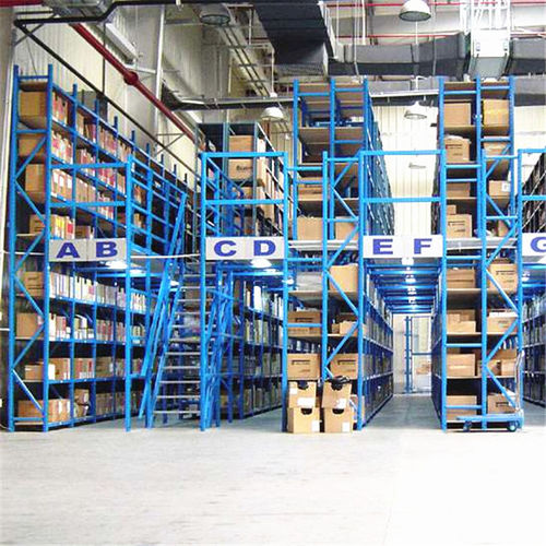片付けシステム付メザニンラック - ISO9001,ISO14001 - Nanjing fuyuan technology co.,ltd - 多段 / オーダーメイド / 手すり