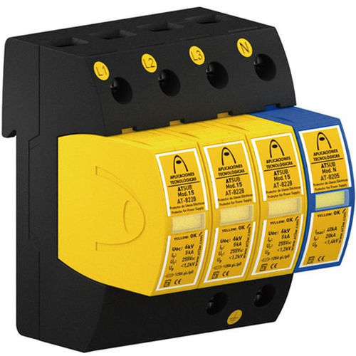 タイプ1避雷器 - ATSUB-4P-NR 65 TT - Aplicaciones Tecnológicas, S.A. - タイプ2 / 電源用 / モジュラー
