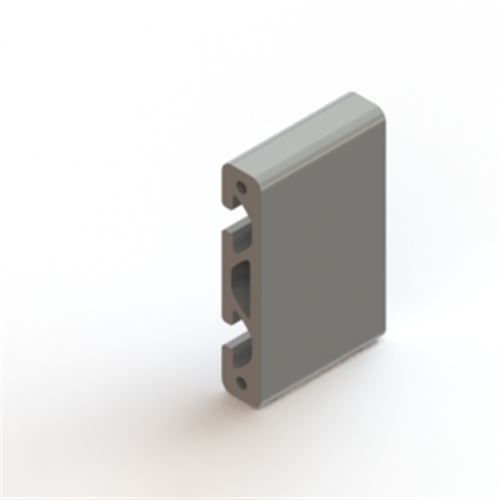 アルミニウムプロファイル - BASE08E0141 - elcom SAS - 長方形断面式 / 建築用 / 軽量