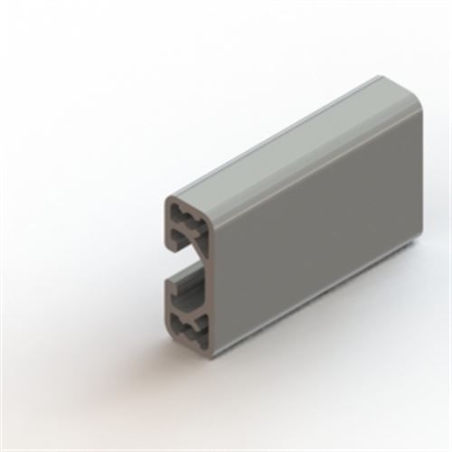 アルミニウムプロファイル - BASE06E0054 - elcom SAS - U字型 / 建築用 / 軽量
