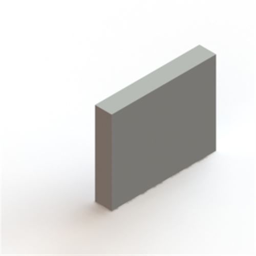 アルミニウムプロファイル - BASE00H0066 - elcom SAS - フラット / 建築用 / 軽量