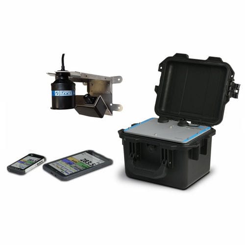 レーダー流量計 - NivuFlow Mobile 550 - NIVUS GmbH - 密度 / 水用 / 携帯型