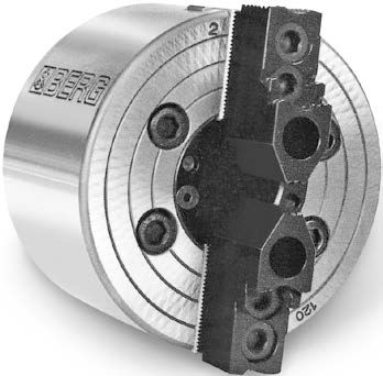 自動回転チャック - KV2 series - Berg & Co. GmbH Spanntechnik - 2爪 / スルーホールなし / 回転式
