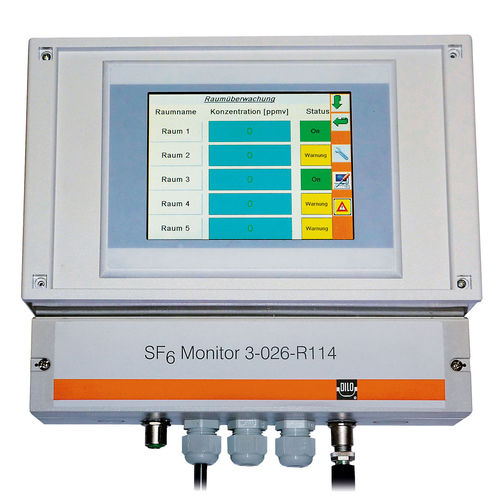 SF6監視装置 - 3-026-R114 - DILO Armaturen und Anlagen GmbH - 壁掛け式 / PCTタッチスクリーン / ネットワーク経由