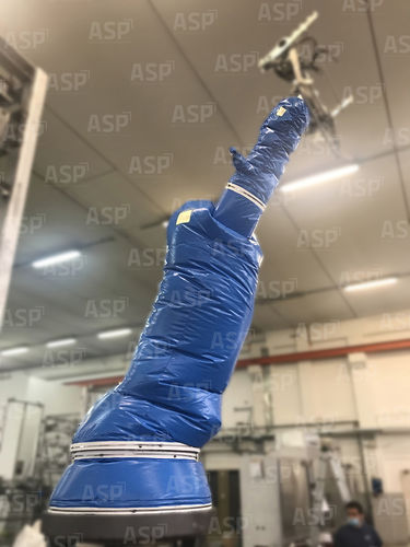 搬送ロボット用安全カバー - TEXPRAL B+  - ASP - 防水 / オーダーメイド / 耐薬品性