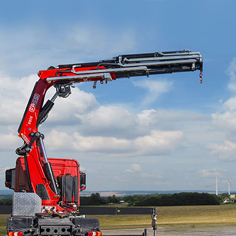 トラックへの取り付け可能クレーン - F515RA e-dynamic series - Fassi gru S.p.A - 自由自在に曲がる / 工事現場用 / 持ち上げ用