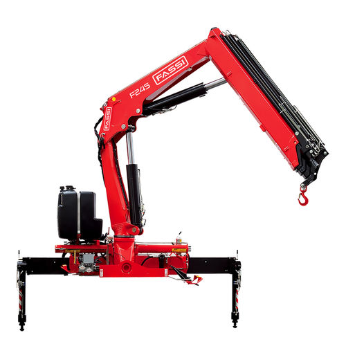 トラックへの取り付け可能クレーン - F245A active - Fassi gru S.p.A - 伸縮式 / 工事現場用 / 持ち上げ用