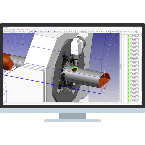 プログラミングソフトウェア - Almacam Tube - ALMA - CAO / 3D モデル化 / CAD/CAM