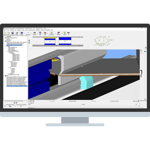 シミュレーション用ソフトウェア - Almacam Bend - ALMA - CAD/CAM / べンディング用 / 板金