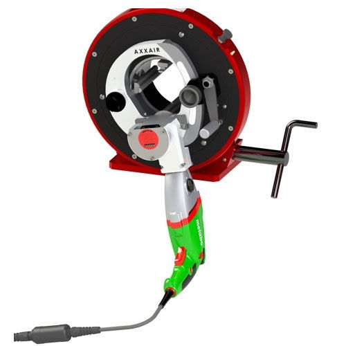 ステンレススチール製チューブ切断機 - CC121ECO - AXXAIR - 電動式 / オービタル / 作業台取り付け式