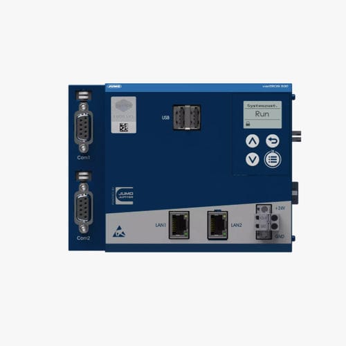 パネルマウントPLC - variTRON 500 - JUMO GmbH & Co. KG - 伸長可能入出カード付 / イーサーネット経由 / RS485