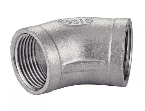 油圧式接続部品 - 5245 - BENE INOX - ねじ込み / 曲げ角度45° / ステンレス製