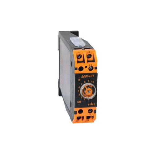 過電圧保護継電器 - 800VPR-3 - SELEC Controls Pvt. Ltd. - 電圧下 / 位相順序 / 1NO/NC