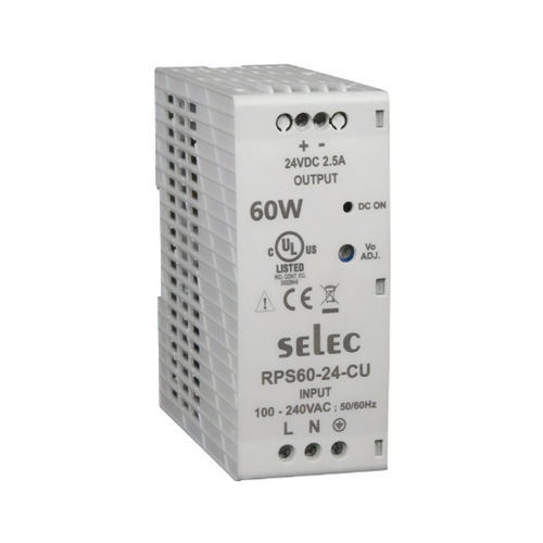 DINレール電源 - RPS60 series - SELEC Controls Pvt. Ltd. - AC/DC