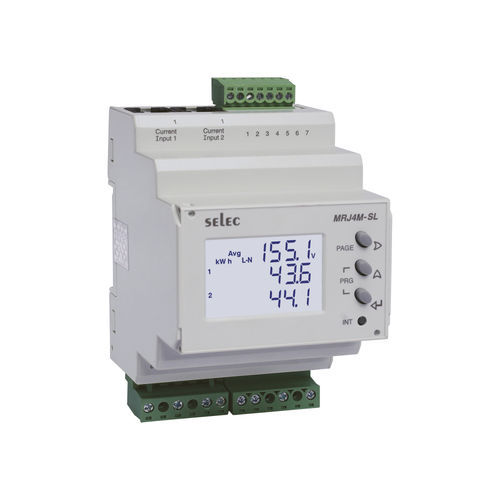 デジタルマルチメーター - MRJ4M-SL - SELEC Controls Pvt. Ltd. - DINレール / cat I / 周波数