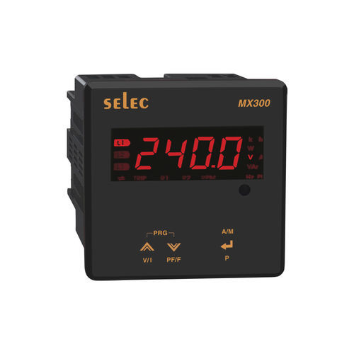 単相電力量計 - MX300 series - SELEC Controls Pvt. Ltd. - パネル取り付け / デジタル出力 / プログラム可能