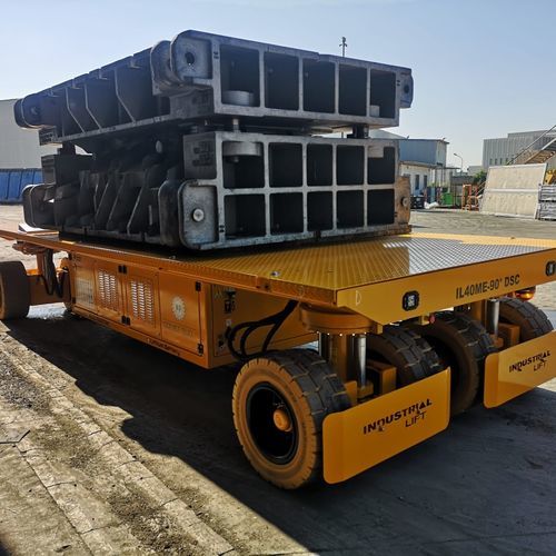 電動式自動台車 - IL40ME-90°DSC - INDUSTRIAL LIFT - 2軸 / 昇降式 / 平床