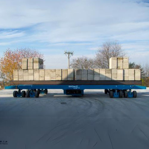 ディーゼルエンジン式自動台車 - IL50M-90° - INDUSTRIAL LIFT - 4軸 / 重荷重用 / 昇降式