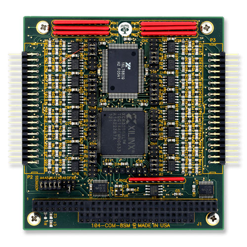 RS422/RS485通信カード - 104-COM-8SM-T - ACCES I/O Products, Inc. - シリアル / PC/104 / 2チャンネル