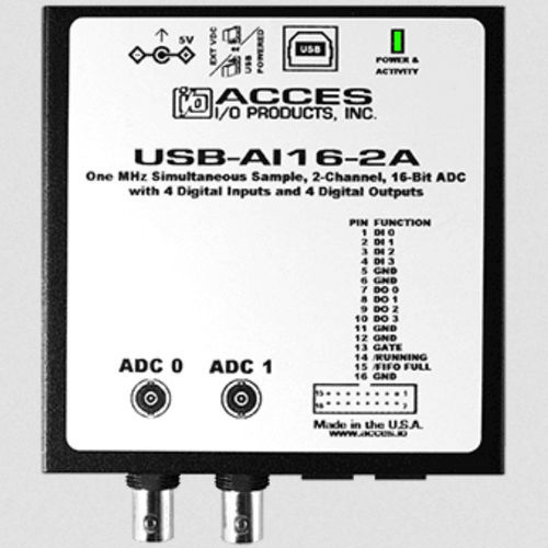 デジタル信号変換器 - USB-AI16-2A - ACCES I/O Products, Inc. - アナログ / ダブルチャンネル
