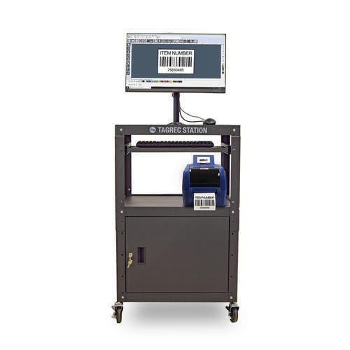 移動式作業台 - TagRec Station - Max Systems GmbH - 産業用 / ラべリング用 / モジュール式