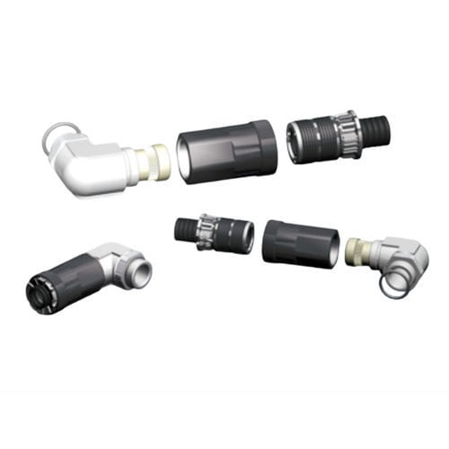 90°湾曲接続部品 - NKWZ - ABB Smart Power - 油圧式 / ねじ込み / 真ちゅう製