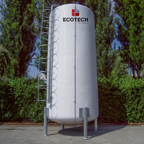 加工タンク - CISP series - AGRITECH SRL - 液体 / 溶融亜鉛メッキ鋼製 / 円筒形