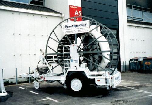 施盤トレーラー - BRT 65 - Bagela Baumaschinen GmbH & Co. KG - 輸送用およびパイプ配置用 / 1軸 / 牽引式