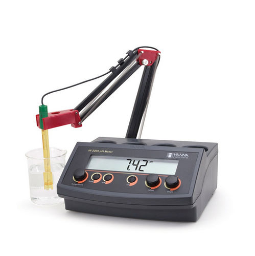 ベンチトップpH計 - HI2209-01 - Hanna Instruments - 実験用 / 精密 / レドックス-メートル