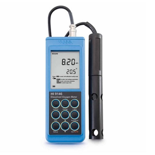 溶存酸素測定器 - HI9146 - Hanna Instruments - 濃度 / 実験用 / 携帯型