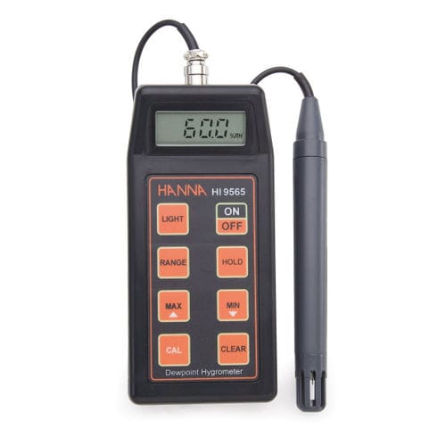 デジタル温度-湿度計 - HI9565 - Hanna Instruments - 携帯型 / 露点 / 相対湿度