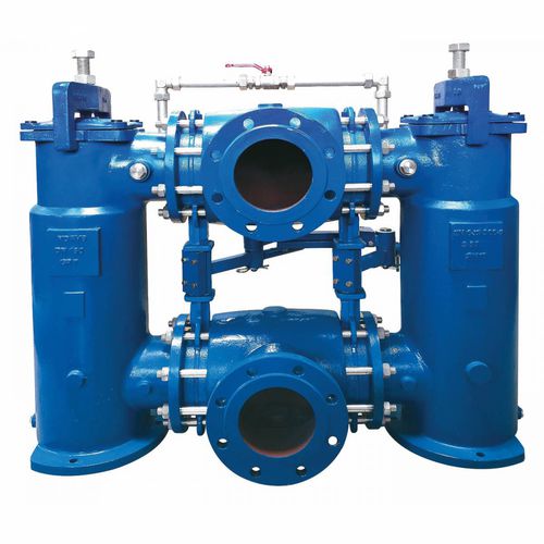 水フィルター - KDF-VB - Krone Filter Solutions GmbH  - ダブルバスケット / 圧力 / 吸引