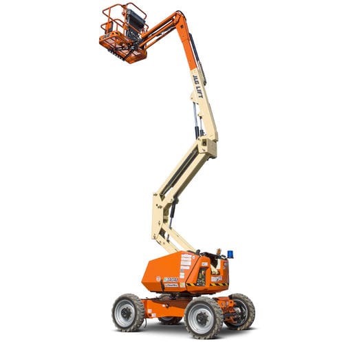 車輪付き多関節型高所作業車 - H340AJ - JLG Industries Inc. - ディーゼルと電気のハイブリッド / 屋内外使用