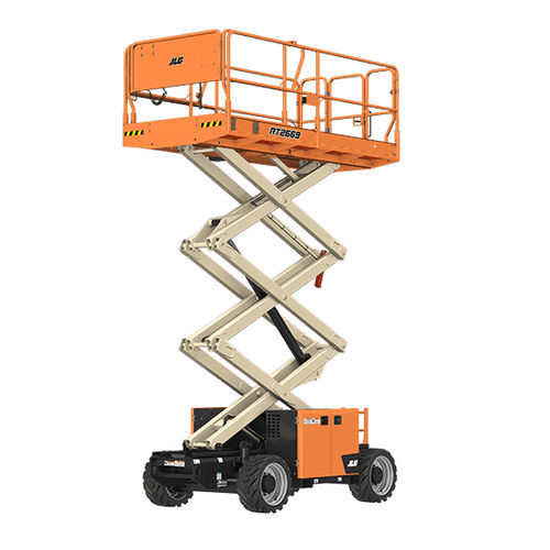 車輪付きシザース型高所作業車 - RT2669 - JLG Industries Inc. - 不整地