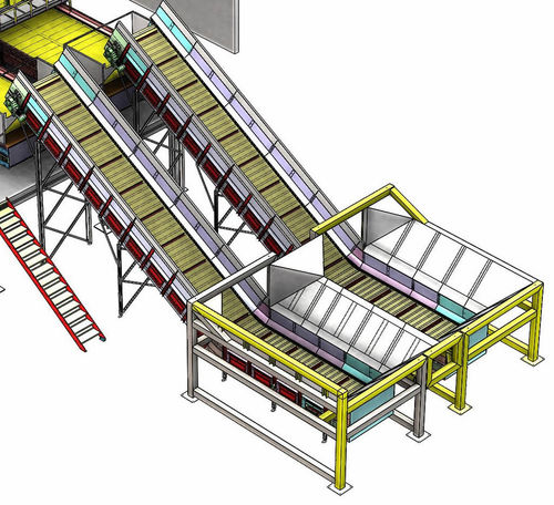 フィードホッパー - Lyndex Recycling Systems Ltd - 廃棄物用 / 傾斜