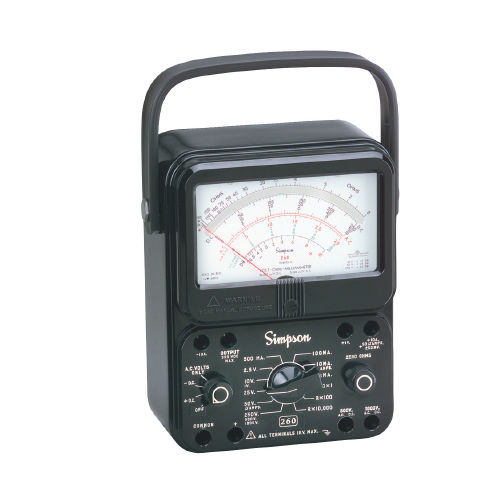 アナログマルチメーター - 260-8 series - Simpson - 携帯型 / 1000 V / 250 A