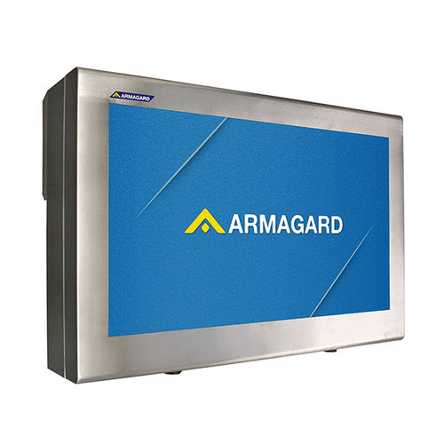 LCDエンクロージャ - SDS series - Armagard Ltd - 壁取付け / 長方形 / ステンレス製