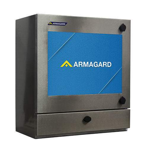 パソコン用エンクロージャ - SENC-400 - Armagard Ltd - 壁掛け / 長方形 / ステンレススチール製